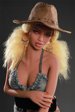 画像をギャラリービューアに読み込む, Margot(158cm/5ft2): US Stock Cow Girl Doggy Style Real Sex Doll Black With Pussy Anal Oral 3 Openings
