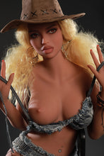 画像をギャラリービューアに読み込む, Margot(158cm/5ft2): US Stock Cow Girl Doggy Style Real Sex Doll Black With Pussy Anal Oral 3 Openings
