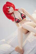 Load image into Gallery viewer, Shiori B(148cm/4ft8): Irokebijin Hyper Soft Silicone Anime Doll Red Hair Soft Real Skin Normal Breasts
